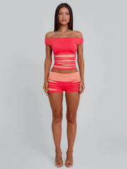 SHERRY SHORTS ORANGE