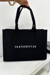 Xenia Large Tote Bag - Black