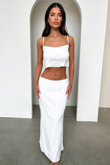 Navine Crop - White