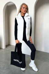 Sabre Puffer Vest - Cream