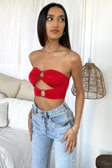 Mace Crop - Red