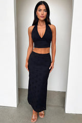 Nerissa Crop - Black
