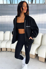 Series 3 Zip Up Hoodie - Black