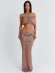 PATIENCE CROP TOP TAUPE