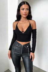 Ursula Crop - Black