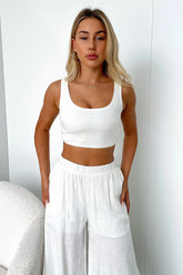 Inka Crop - White