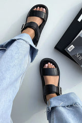 Ryder Chunky Sandals - Black