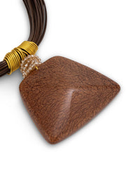 BRONWEN NECKLACE BROWN