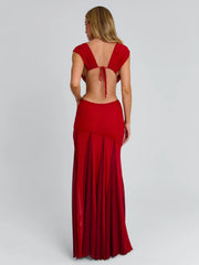 THESSA MAXI DRESS RED