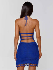 ARIANNA MINI DRESS BLUE