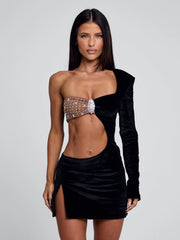 AURELINE MINI DRESS BLACK