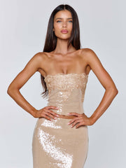 SAELA TOP BEIGE