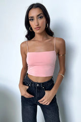 Niki Crop - Peach