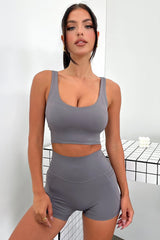 Kian Sports Bra - Grey