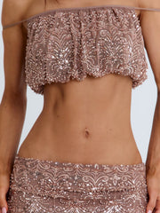 PATIENCE CROP TOP TAUPE