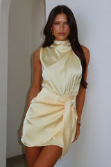 Santorini Mini Dress - Yellow