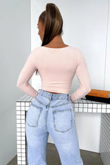 Crawford Crop - Pink