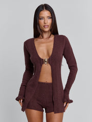 VELMA TOP CHOCOLATE