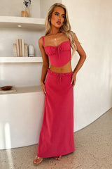 Nakia Maxi Skirt - Pink
