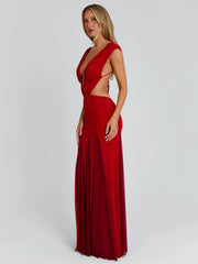 THESSA MAXI DRESS RED
