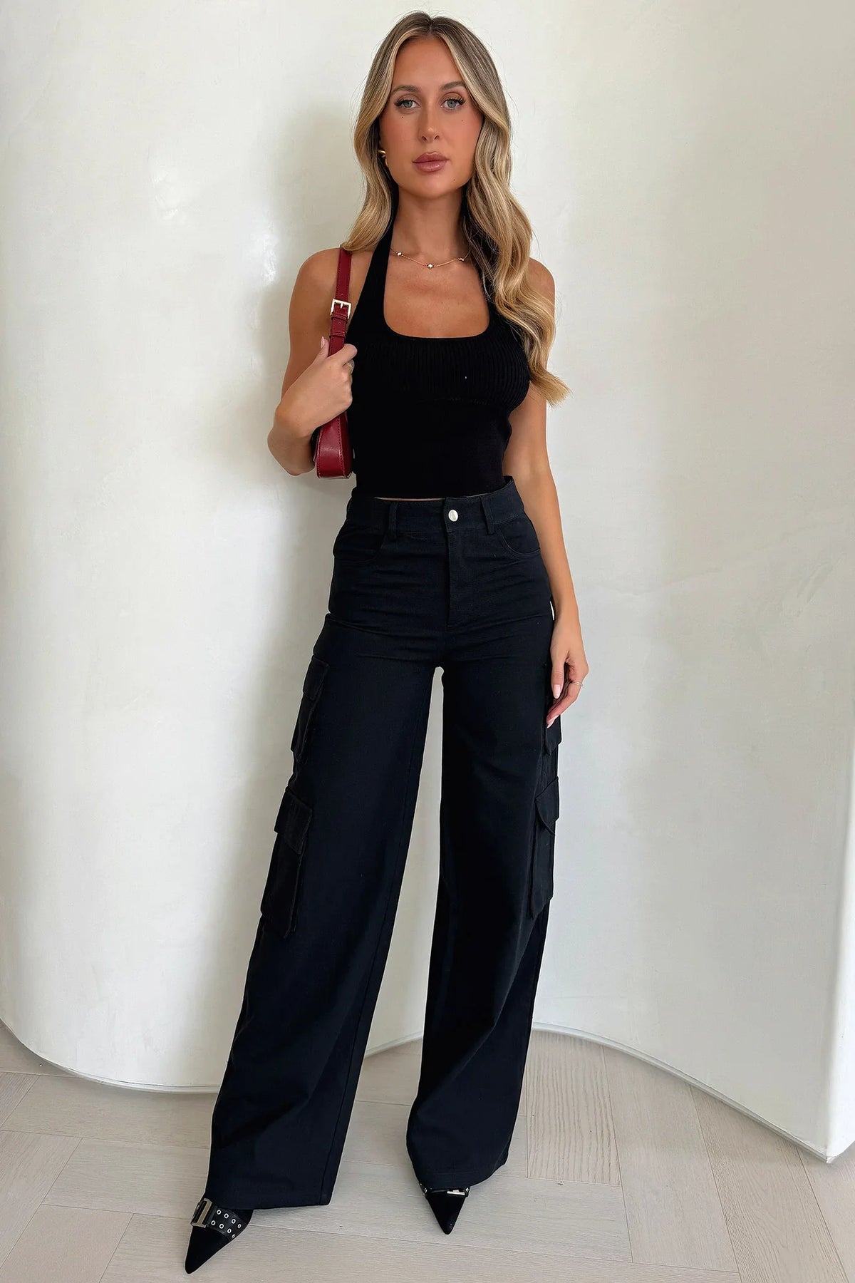 Venus Cargo Pants - Black Tall
