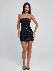 LOZ MINI DRESS BLACK
