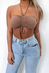 Mercede Crop - Brown